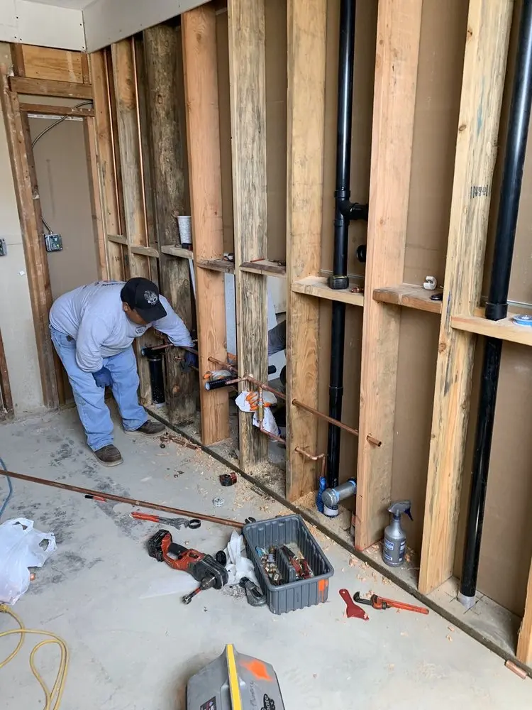 Commercial rough-in plumbing for Gas Line Repair in Hornsby
